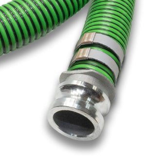 2" Green EPDM Suction Hose Camlock Female x Camlock Male