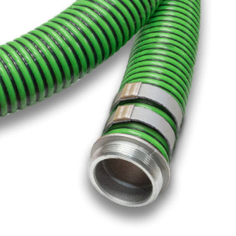 2" Green EPDM Suction Hose NPSH Female x NPT Male