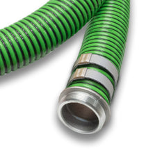 6" Green EPDM Suction Hose Camlock Female x NPT Male