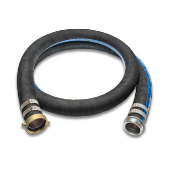 3" Black Rubber Suction Hose NPSH Female x NPT Male