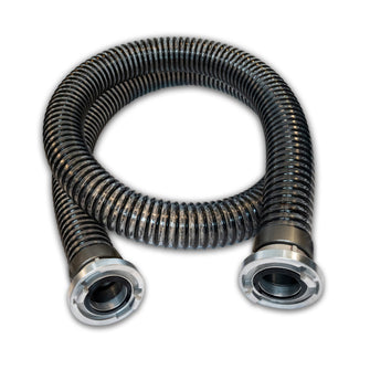 6" Black PVC Suction Hose Storz x Storz